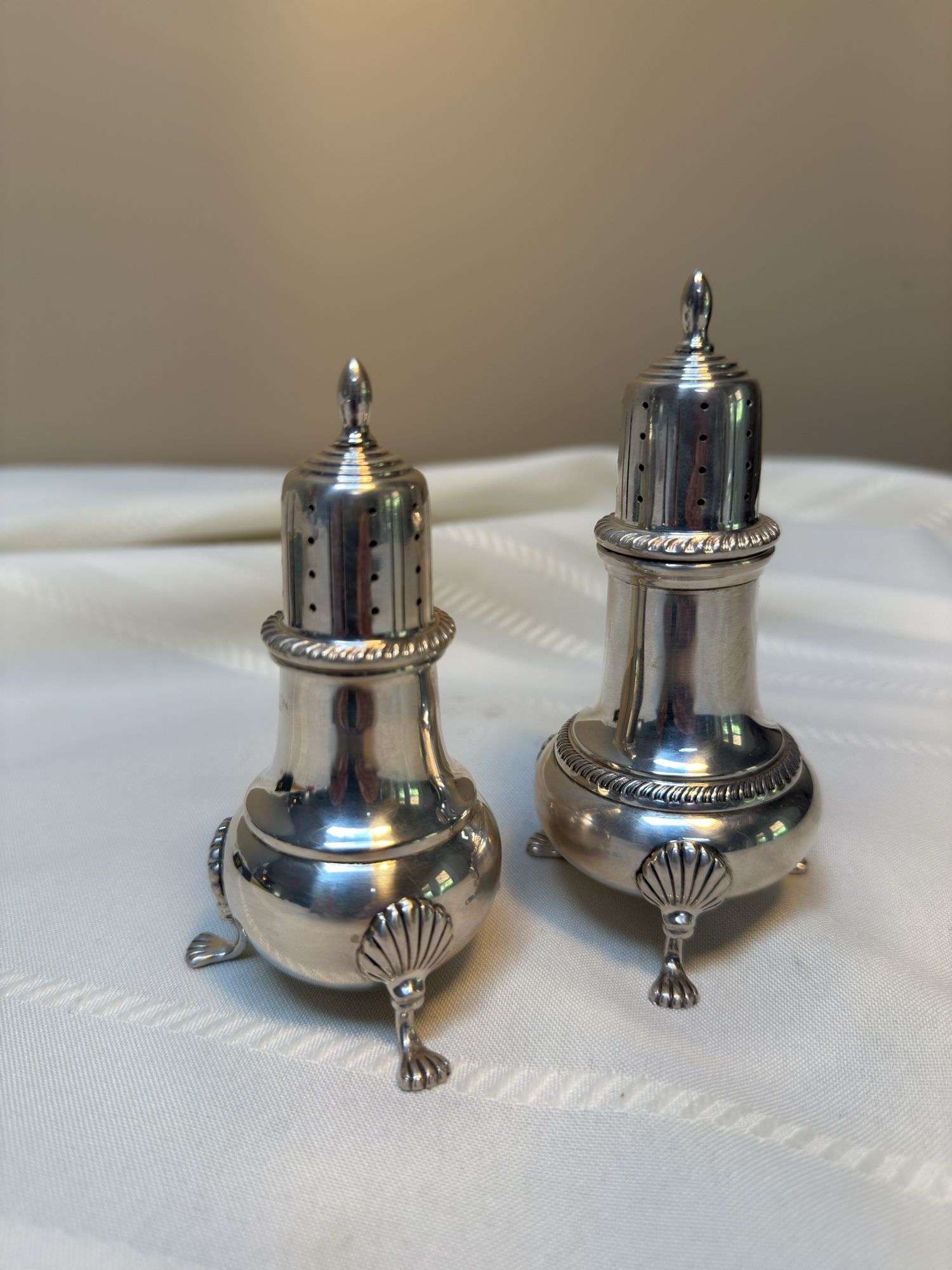 Vintage Fisher Sterling Silver Salt & Pepper Shakers – Pair #411