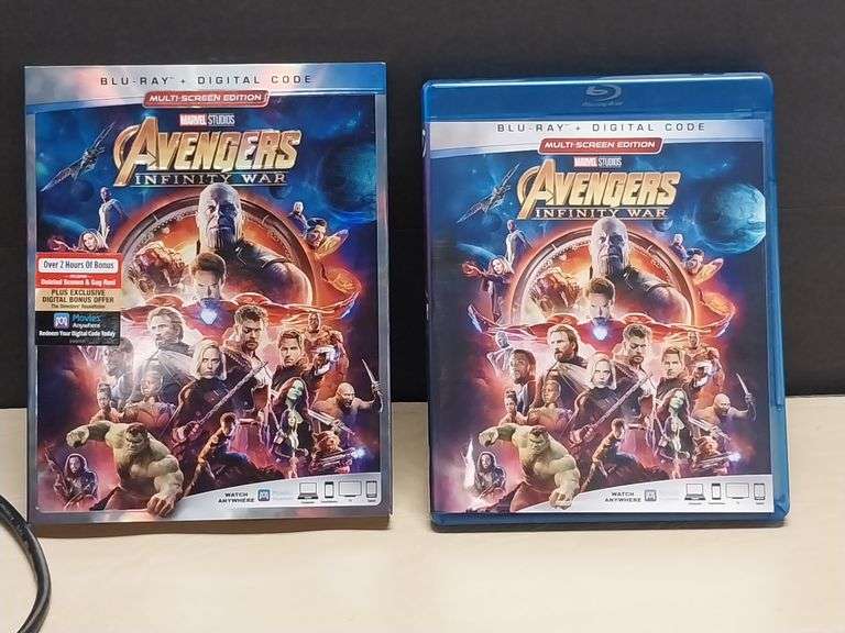 Avengers: Infinity War Blu-ray + Digital Code – With Slipcover (Multi-Screen Edition)