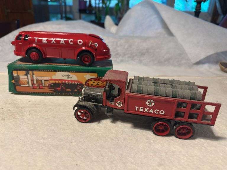 Texaco Banks (2) (1 new in box - 1 die cast)