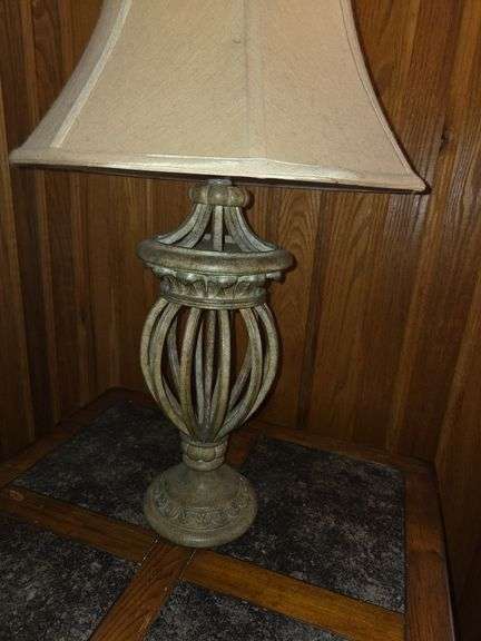 2 Large Tan Lamps