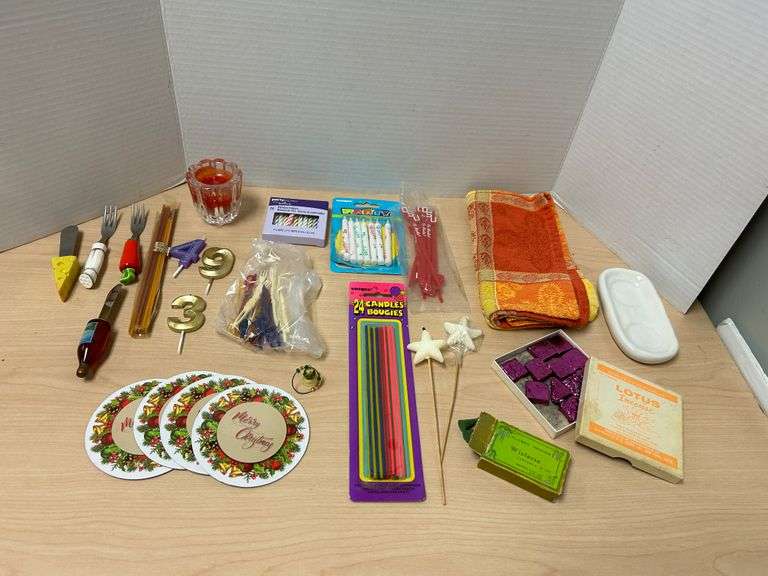 Assorted Household and Party Items – Mixed Lot