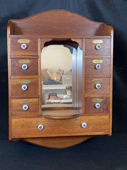 Solid Wood Spice Cabinet