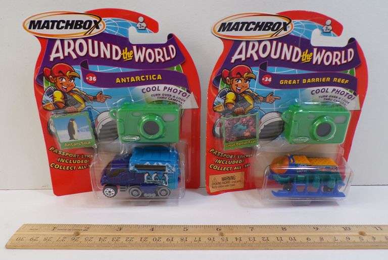 Lot of (2) New in Box Matchbox "Around The Word" Collector Cars