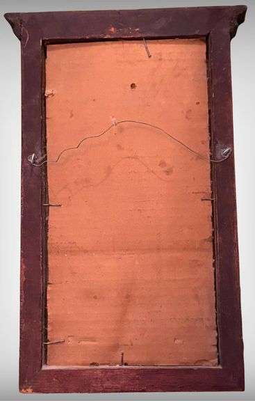 Antique Federal Reverse Painted Mirror