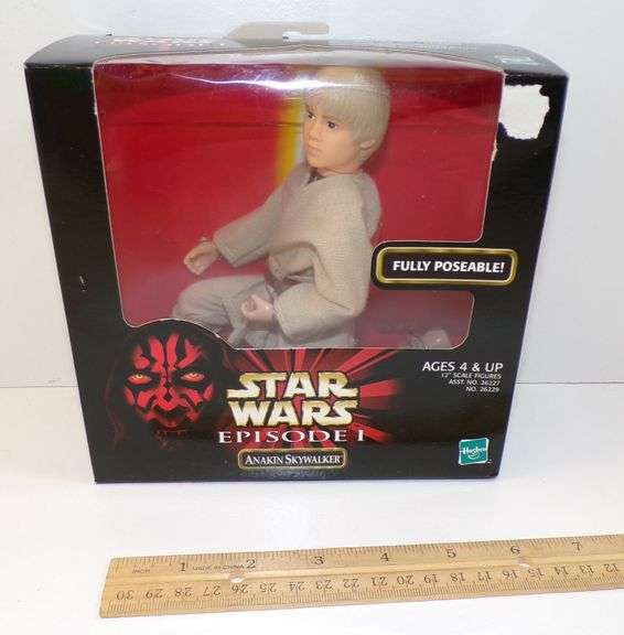 New In Box Star Wars Episode 1 Anakin Skywalker action figure