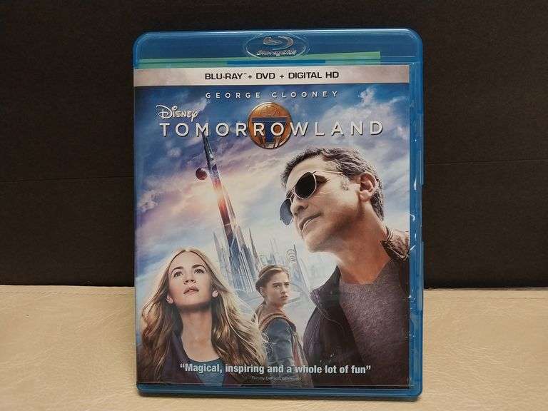 Tomorrowland Blu-ray + DVD + Digital HD – George Clooney