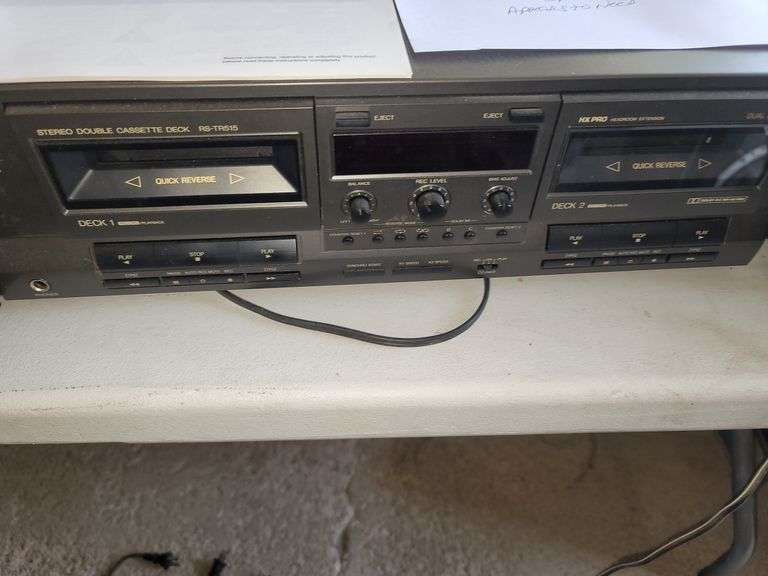 Technics RS TR 515 Stereo double cassette deck