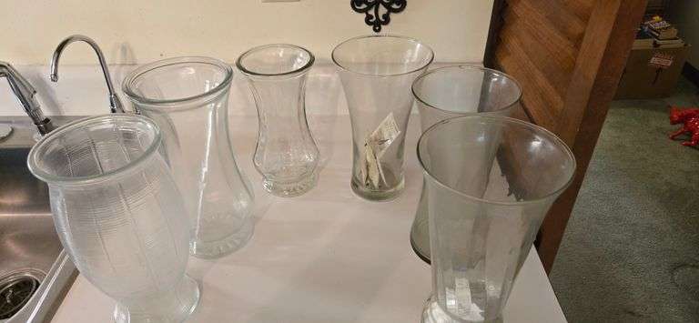 Flower vases 6pcs.