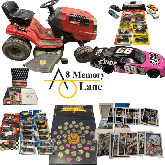 Craftsman Mower, Coins, Stamps, Diecast & Trading Cards