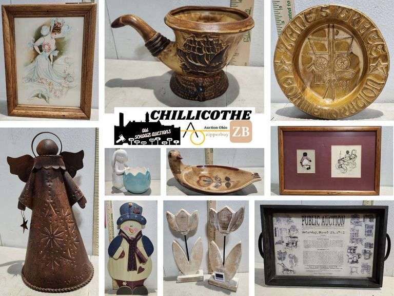 CHILLICOTHE: Cracker Barrel Wall Décor, Folk Art, Holiday, McCoy & More