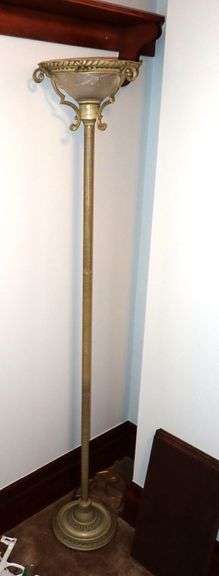 Vintage Torchiere Floor Lamp