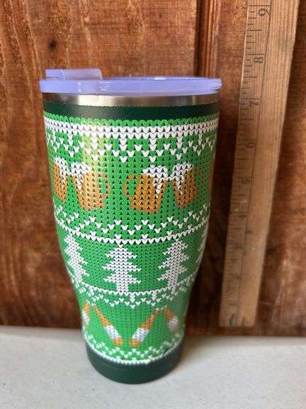 Orca Chaser 27 oz. Stainless Steel U.S.A. Made Tumbler Cup Beer Sweater
