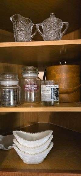 Contents in cabinet
