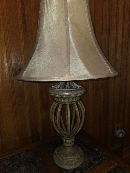 2 Large Tan Lamps