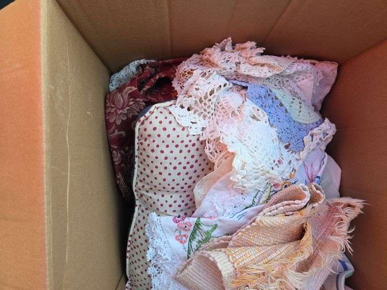 Dollies and linens, pillows