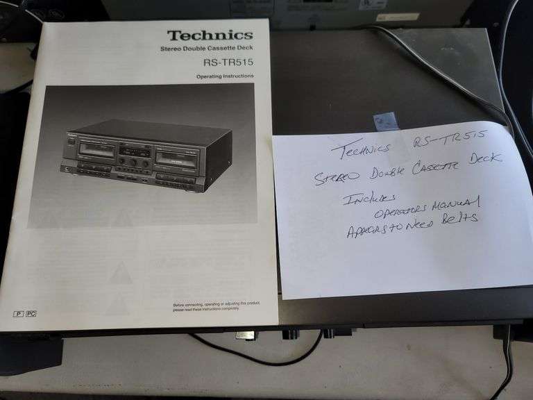 Technics RS TR 515 Stereo double cassette deck