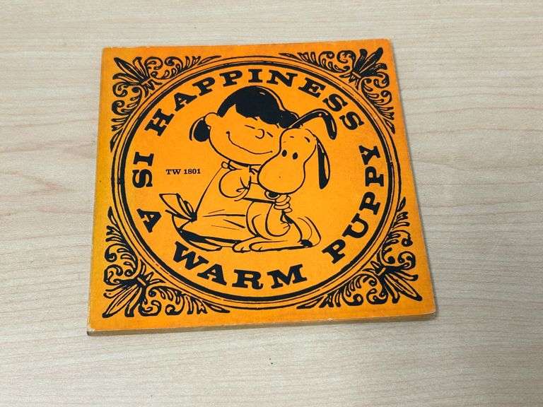 "Happiness is a Warm Puppy" by Charles M. Schulz – 1st Printing, November 1970