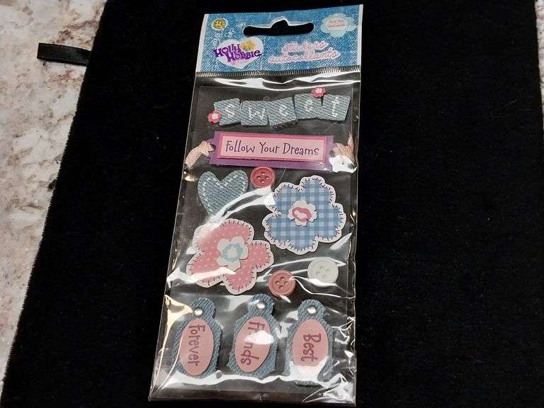 Holly Hobbie Puffy Stickers – “Follow Your Dreams” Scrapbook Embellishments