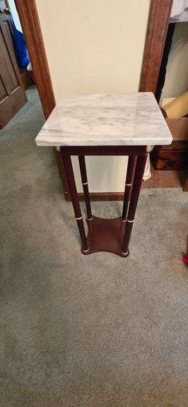 Marble top stand
