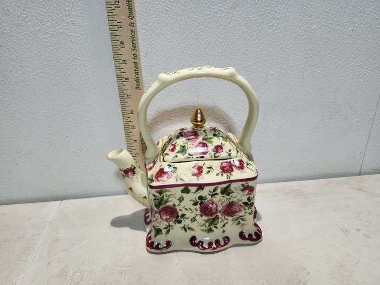 Pottery Teapot 9.5"X8.25"X6"