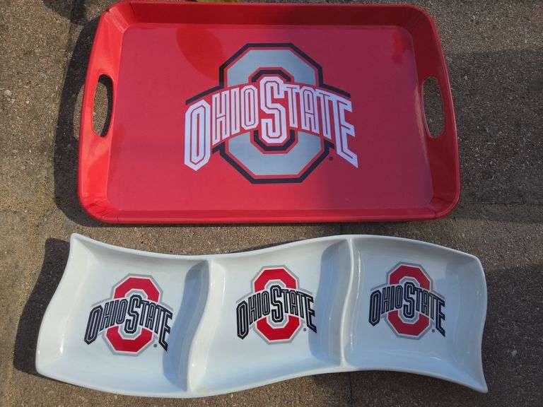 2 large OSU party trays