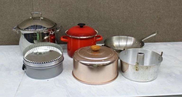Cookware Including Le Creuset, Tools of the Trade, and Other Brands
