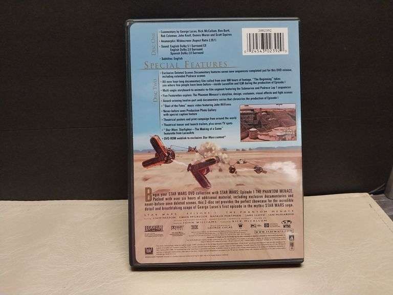 Star Wars Episode I – The Phantom Menace DVD (2-Disc Set)