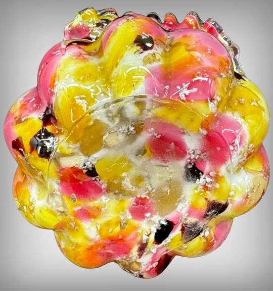 Vintage End of Day Art Glass Vase