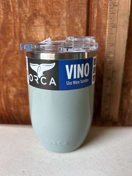 Orca Vino 12 oz. Stainless Steel U.S.A. Made Wine Tumbler Sage