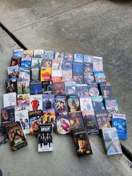Large Lot of VHS movies