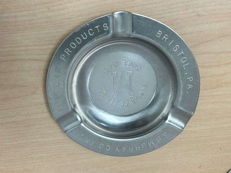 Vintage Metal Advertising Ashtray – A. B. Murray Co. Inc.
