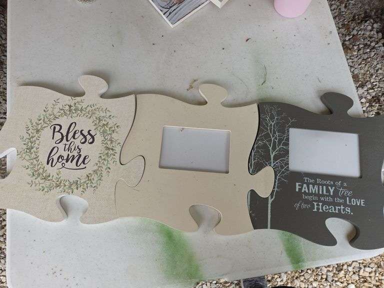 Bless my home puzzle frames