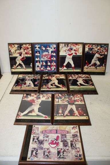 CLE Indians Wall Plaques