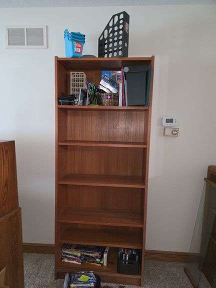 Wooden book shelf
