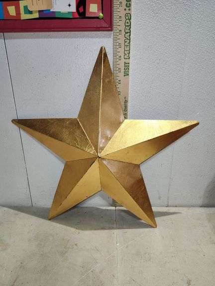 18'' Gold Metal Star