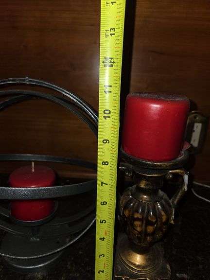 2 Wire candle holder