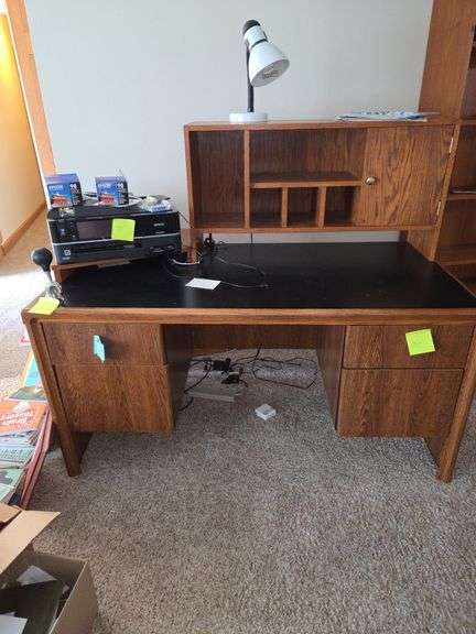Office Desk, contents NOT included