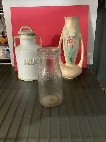 Hull Pottery and Milk Jug