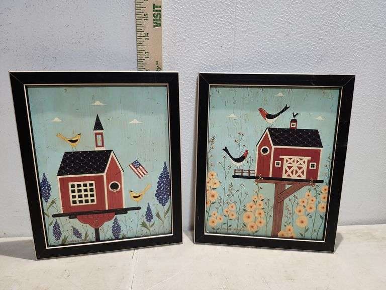 2 Warren Kimble Prints 11''X9.25''