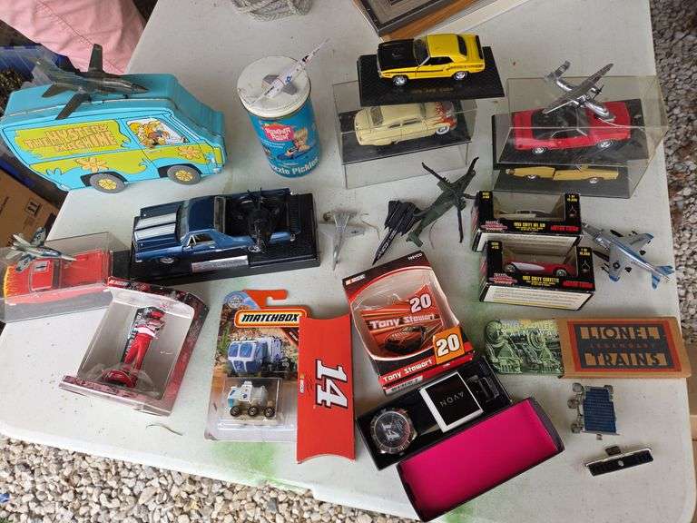 Lot of cars, watches