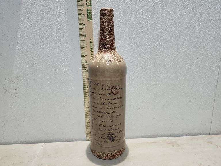 15.5" Tall Bottle Vase