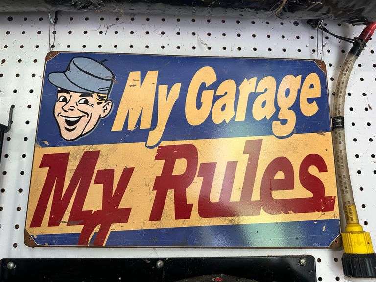 My Garage My Rules Tn Sgn, Garage and Man Cave Decor - Etsy