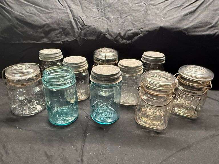 Collection of 11 Jars