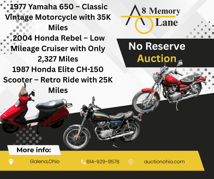 🔥 Muscle, Luxury & Vintage Rides! Corvette • Lexus • RX-7 • Yamaha • Rebel • Honda Elite –