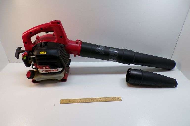 Tested Troy-Bilt Model TB430 2 Cycle Gas Blower