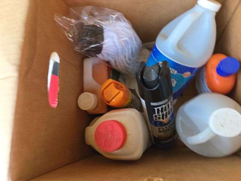 Cleaning products, bug spray