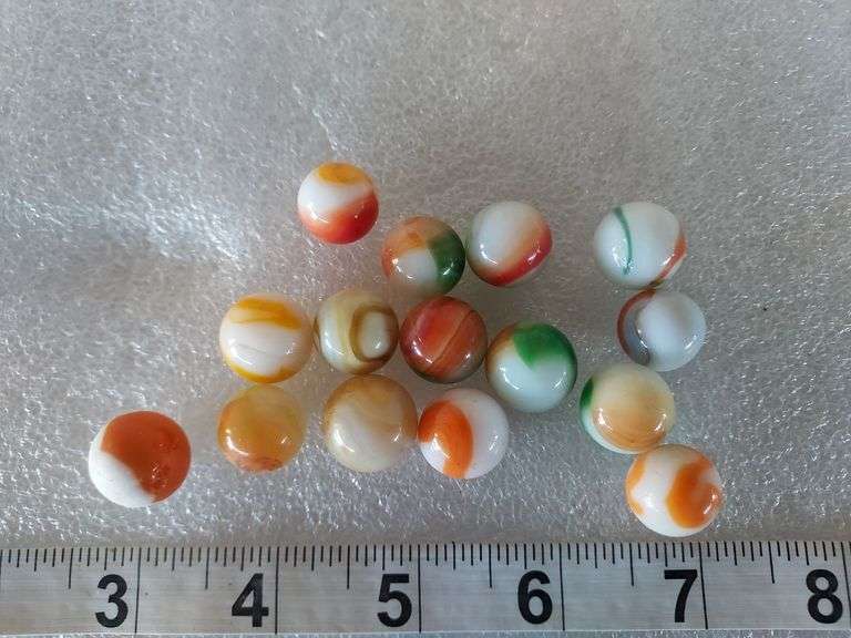 15 Assorted Vintage Marbles