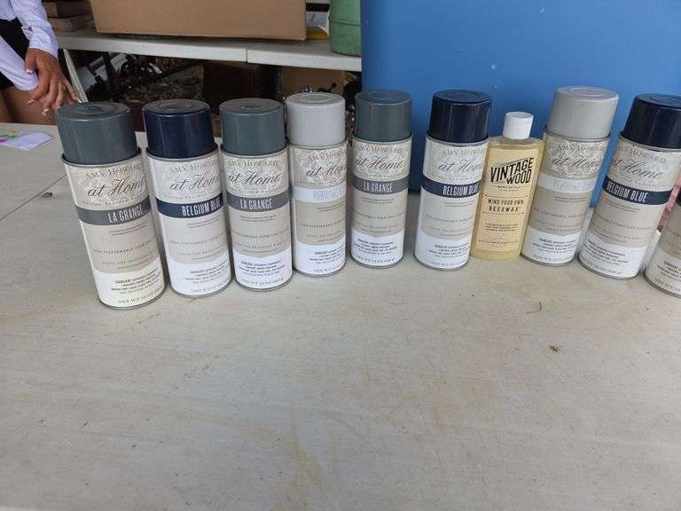 Large lot of Amy Howard spray paint