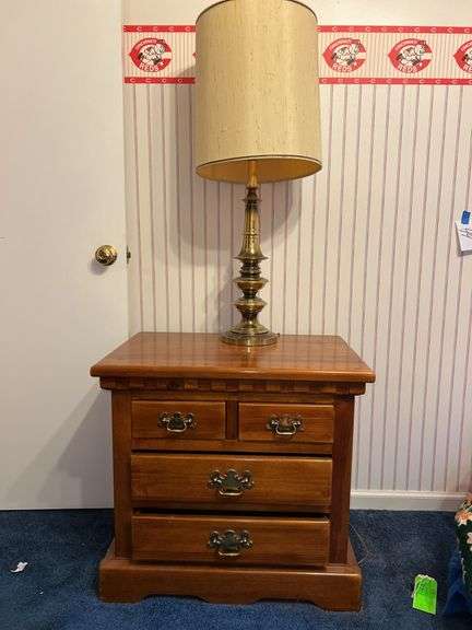 Nightstand & Lamp