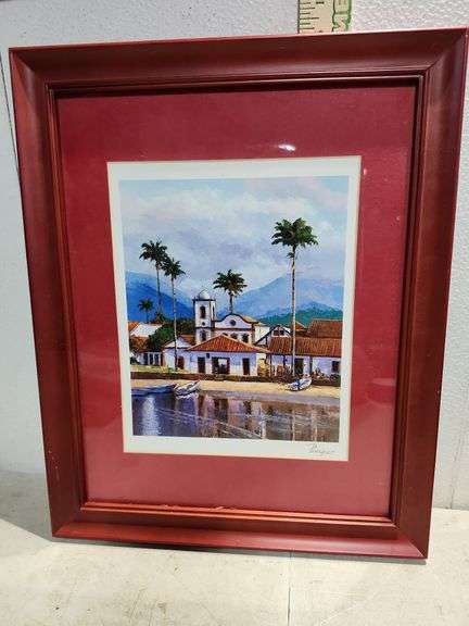 Alex Pauker Wall Art W/Paper Work 16''X13''
